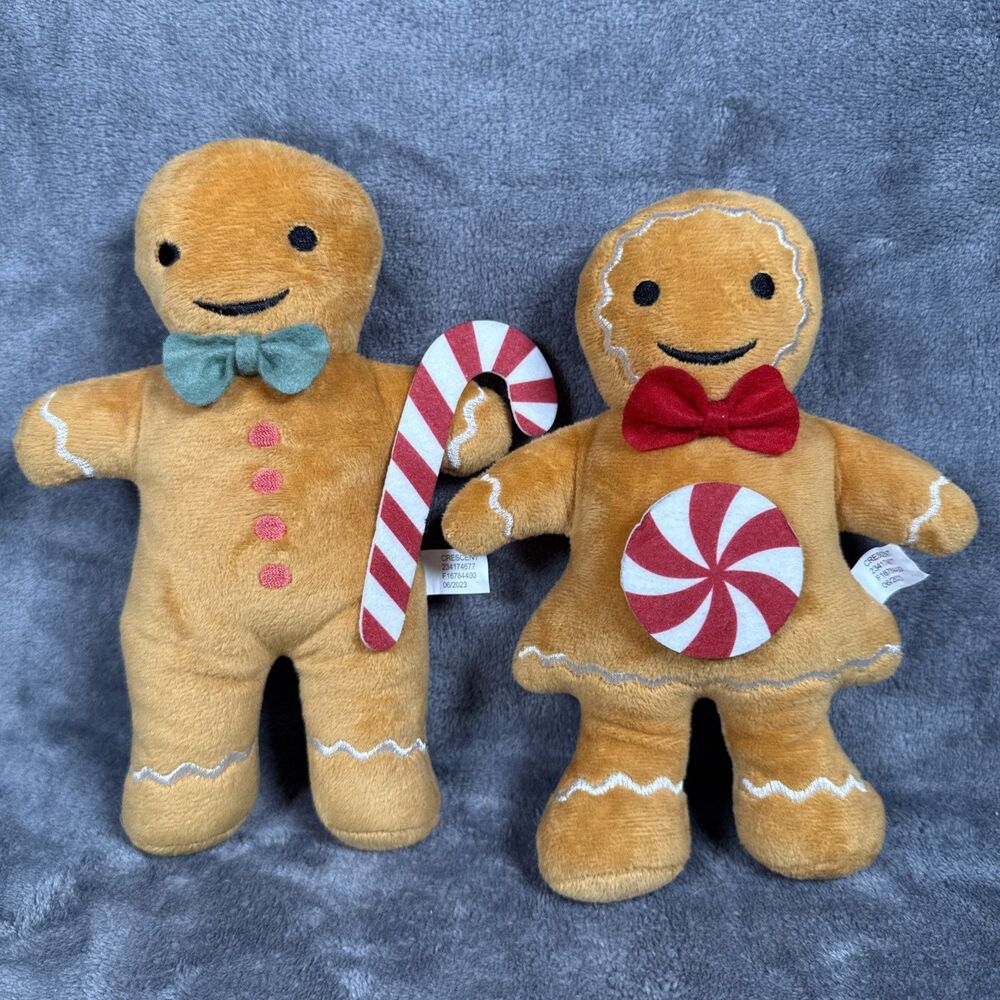 8 in Target Bullseye Wondershop stand alone Gingerbread Man Girl Weighted